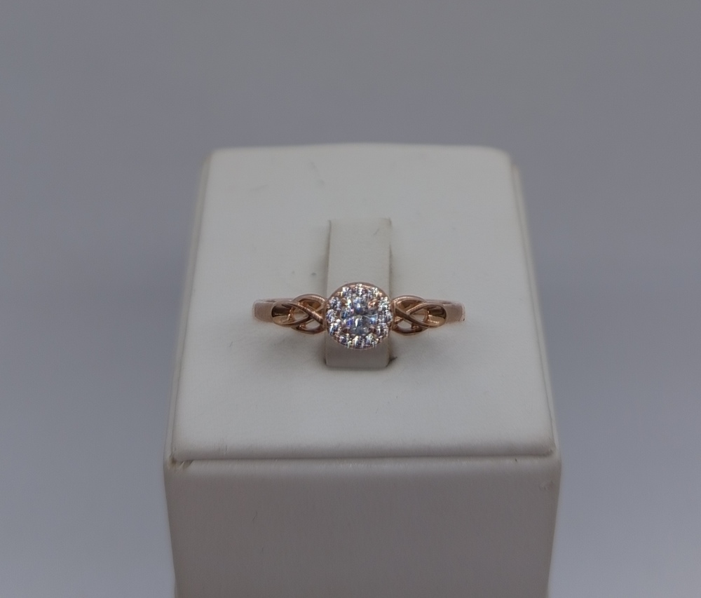 КОЛКМИ585 КОЛЬЦО С КАМНЯМИ (Au 585)