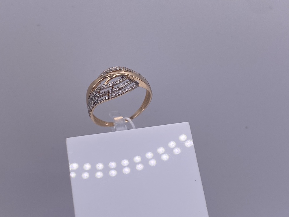 КОЛКМИ585 КОЛЬЦО С КАМНЯМИ (Au 585)
