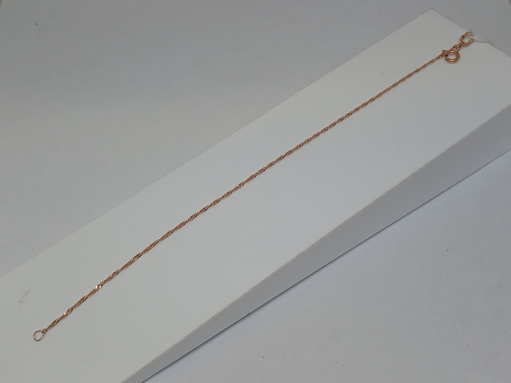 БРАСЛЕТ ПОЛНОВЕСНЫЙ Сингапур Au 585