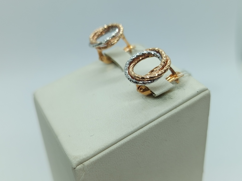 СЕРЬГИ БЕЗ КАМНЯ (Au 585)