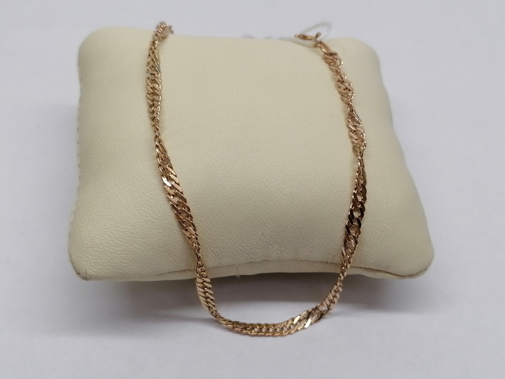 БРАСЛЕТ ПОЛНОВЕСНЫЙ Сингапур Au 585