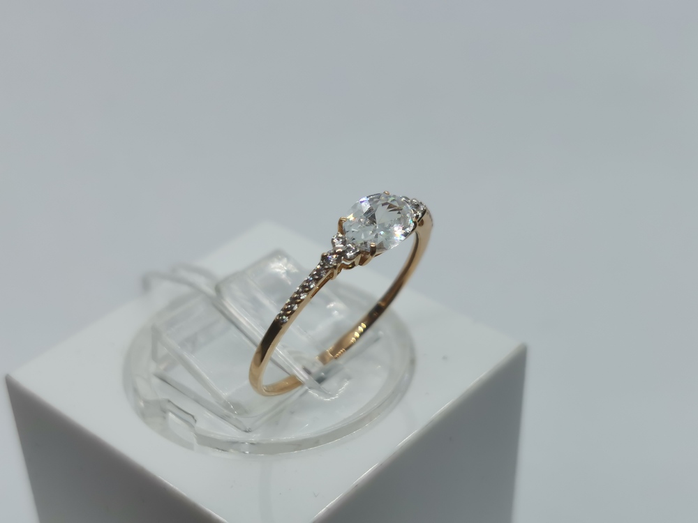 КОЛКМИ585 КОЛЬЦО С КАМНЯМИ (Au 585)
