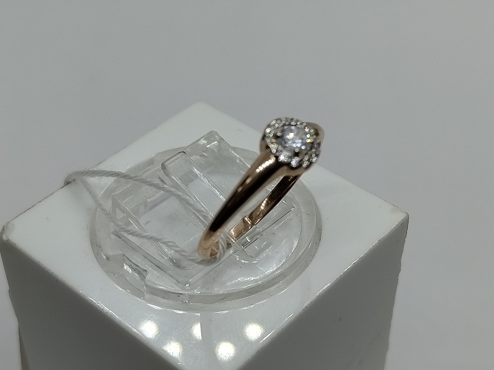 КОЛКМИ585 КОЛЬЦО С КАМНЯМИ (Au 585)