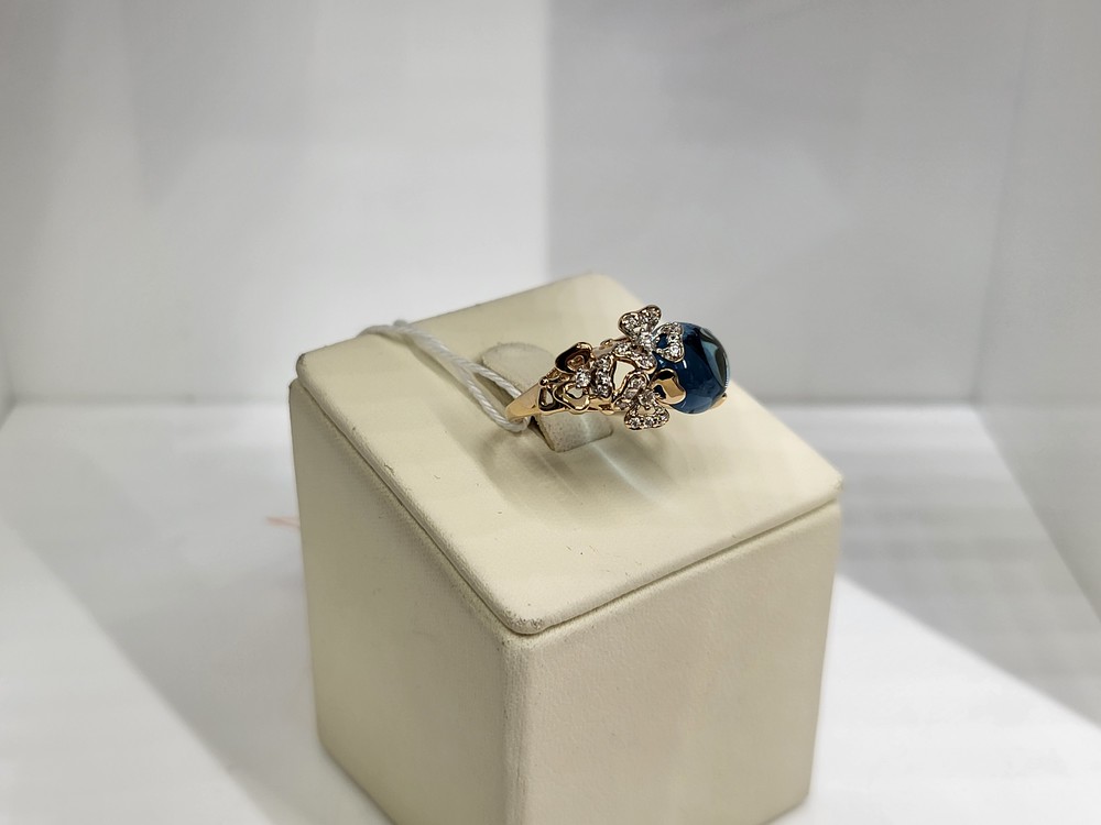 КОЛКМИ585 КОЛЬЦО С КАМНЯМИ (Au 585)