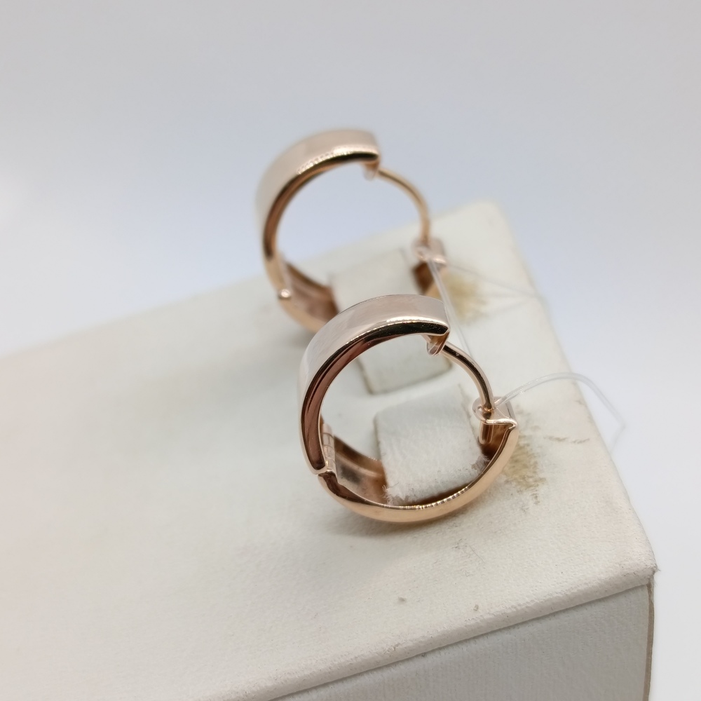 СЕРЬГИ БЕЗ КАМНЯ (Au 585)