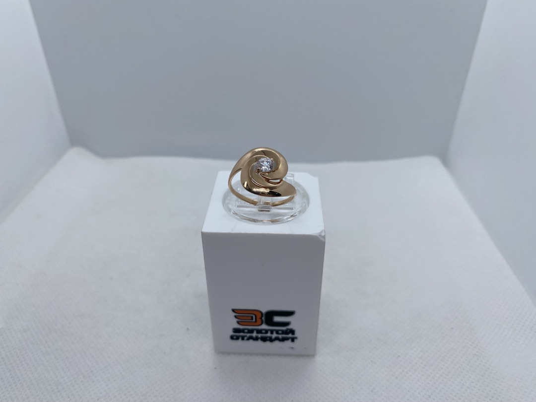 КОЛКМ585 КОЛЬЦО С КАМНЕМ (Au 585)