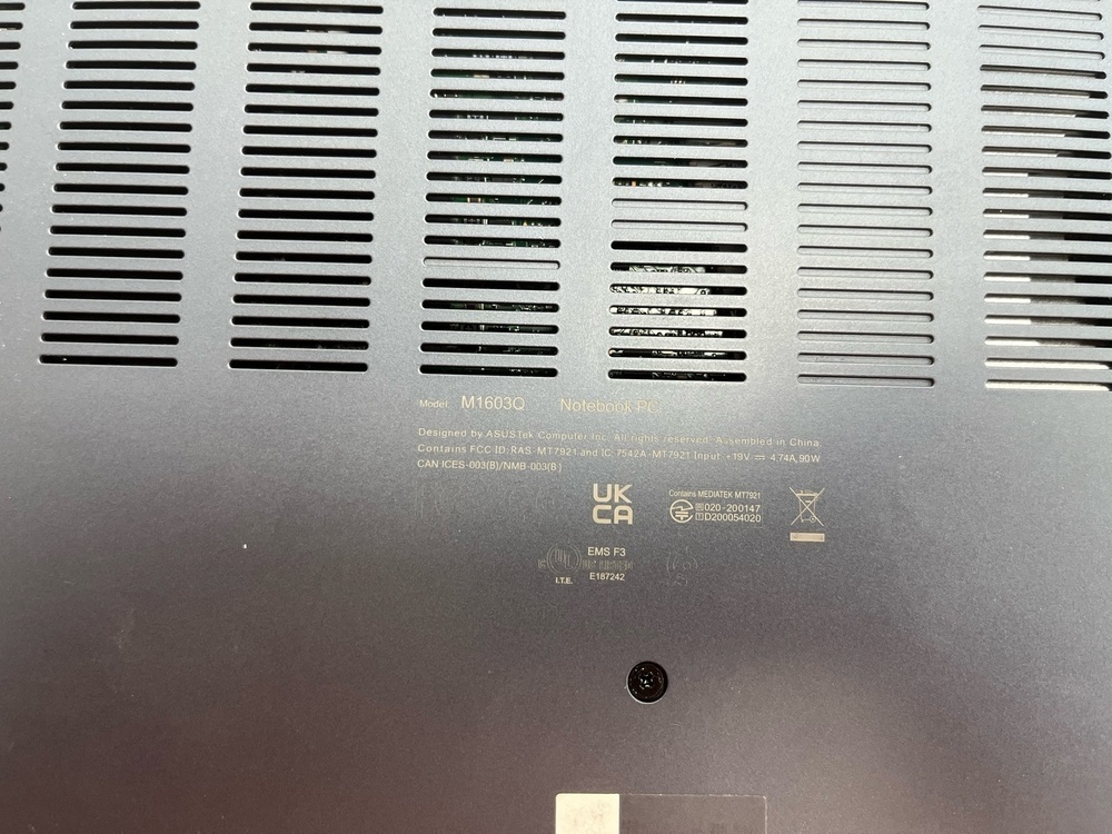 Ноутбук ASUS M1503Q; Ryzen 5 5600H, HD Graphics, 16 Гб, 512 GB, Нет