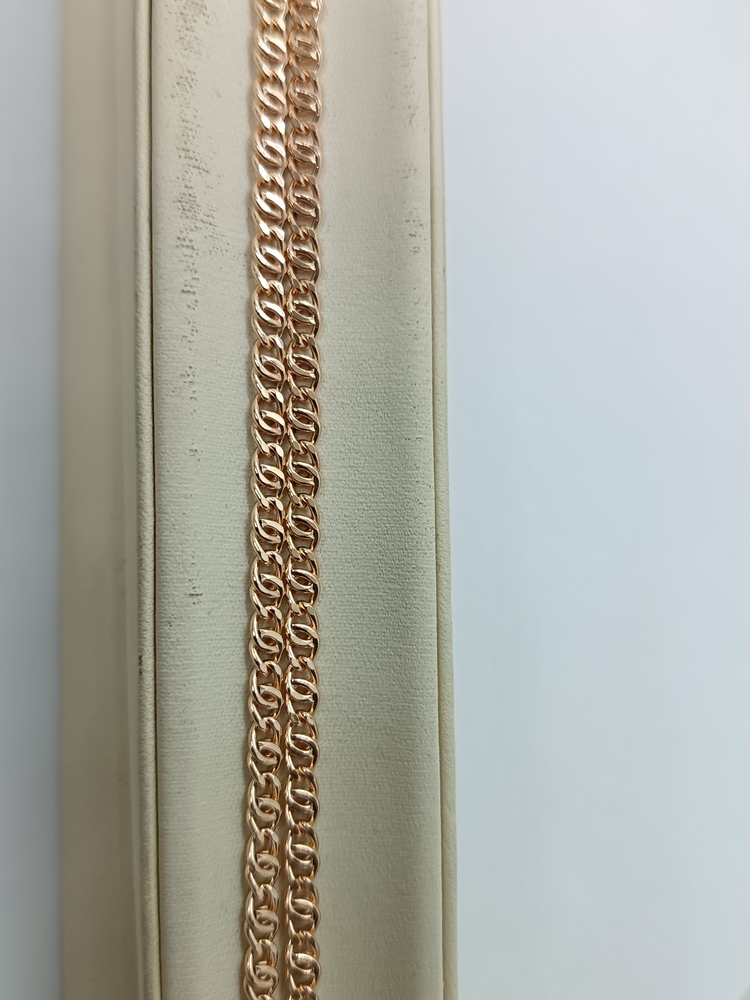 ЦЕПЬ ПУСТОТЕЛАЯ Птичий глаз(глаз пантеры) (Au 585)