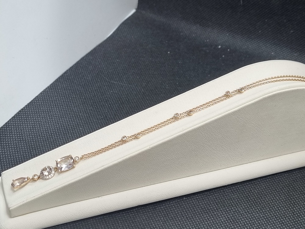 КОЛЬЕ С КАМНЯМИ Au 585