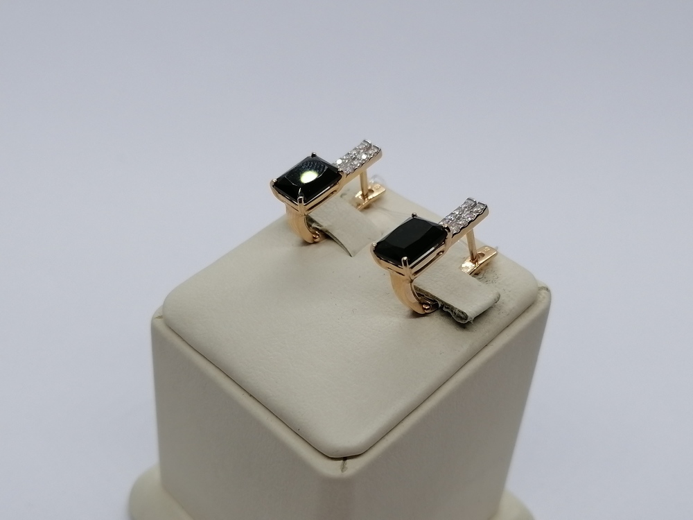 СЕРЬГИ С КАМНЯМИ (Au 585)