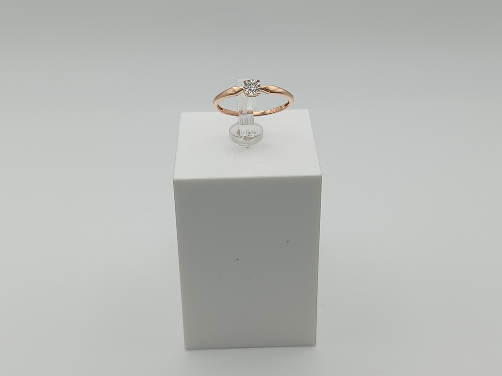 КОЛЬЦО БРИЛЛИАНТ Au 585