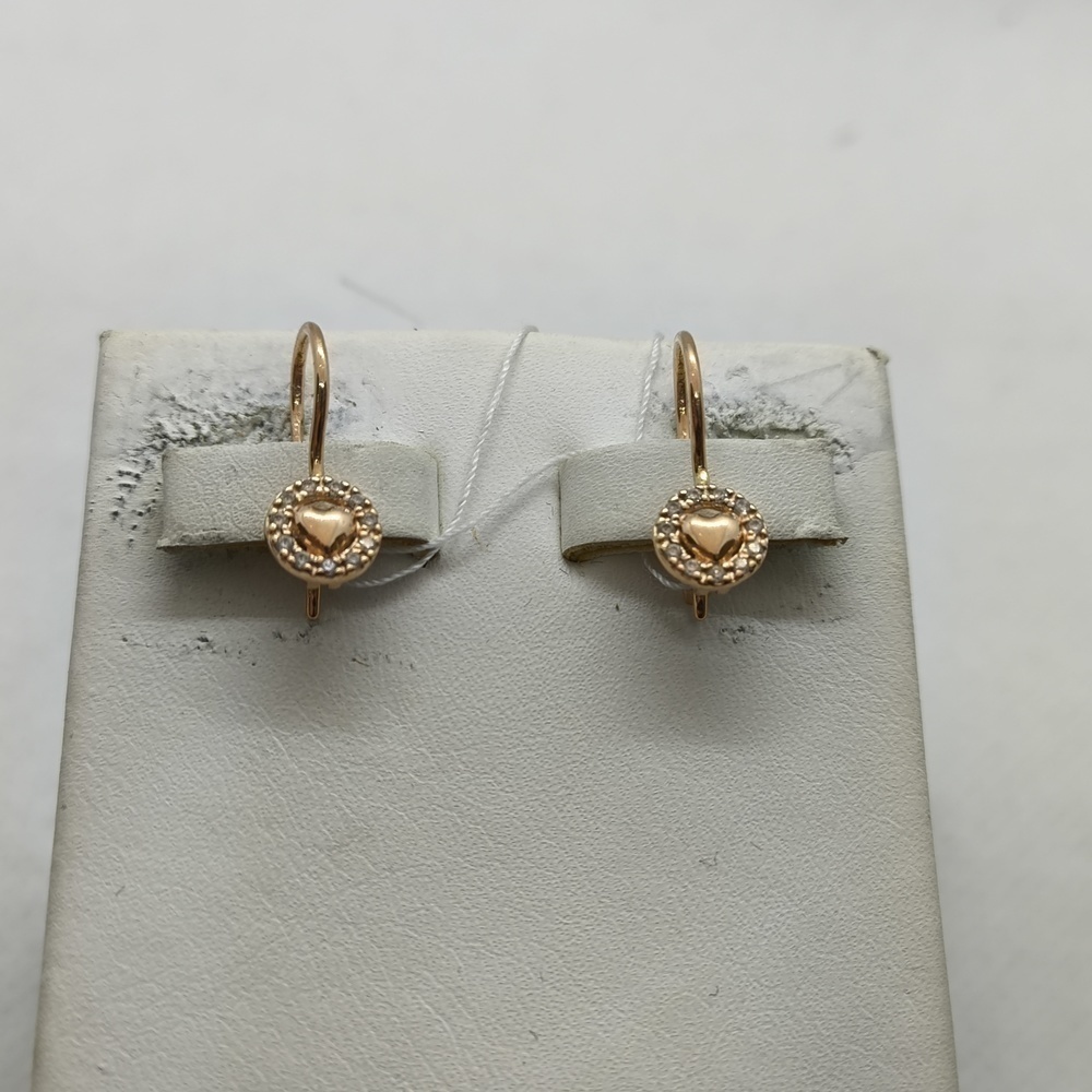 СЕРЬГИ С КАМНЯМИ (Au 585)