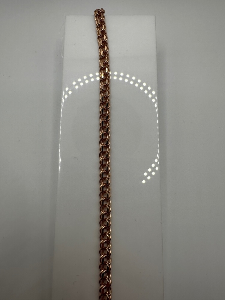 БРАСЛЕТ ПУСТОТЕЛЫЙ Бисмарк (Au 585)