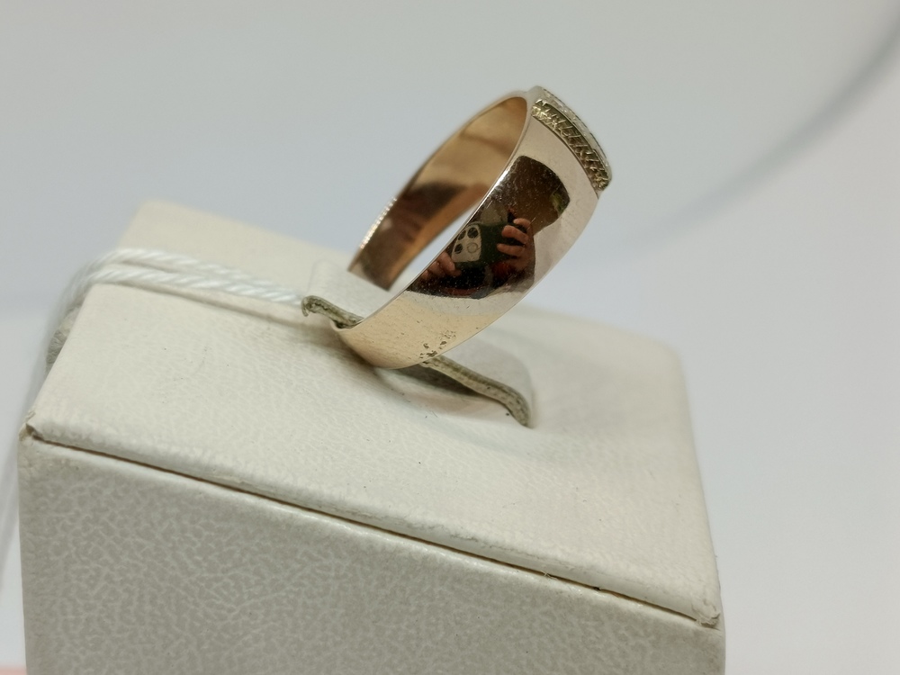 КОЛКМИ585 КОЛЬЦО С КАМНЯМИ (Au 585)