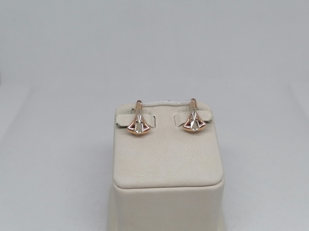 СЕРЬГИ БЕЗ КАМНЯ (Au 585)