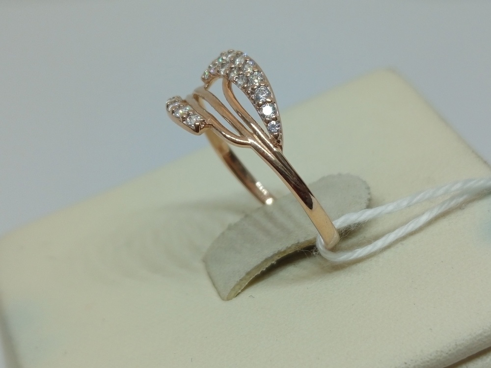 КОЛКМИ585 КОЛЬЦО С КАМНЯМИ (Au 585)