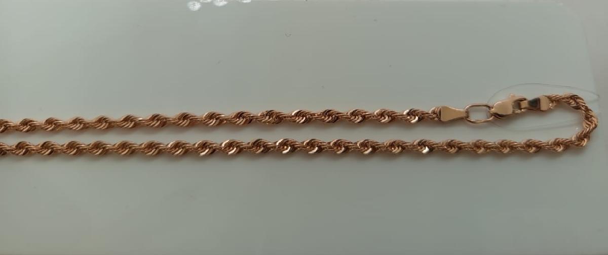 ЦЕПЬ ПУСТОТЕЛАЯ Веревка (Au 585)