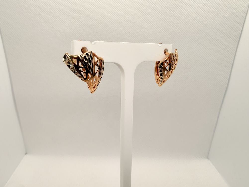 СЕРЬГИ БЕЗ КАМНЯ (Au 585)