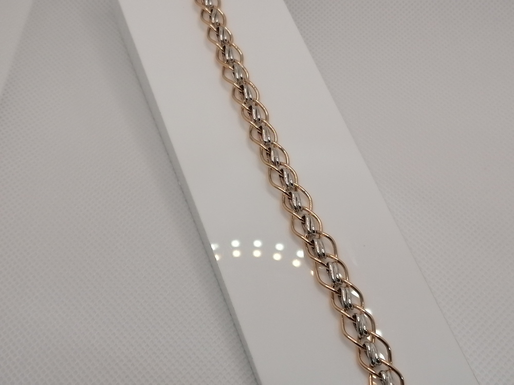 БРАСЛЕТ ПУСТОТЕЛЫЙ Фантазия (Au 585)