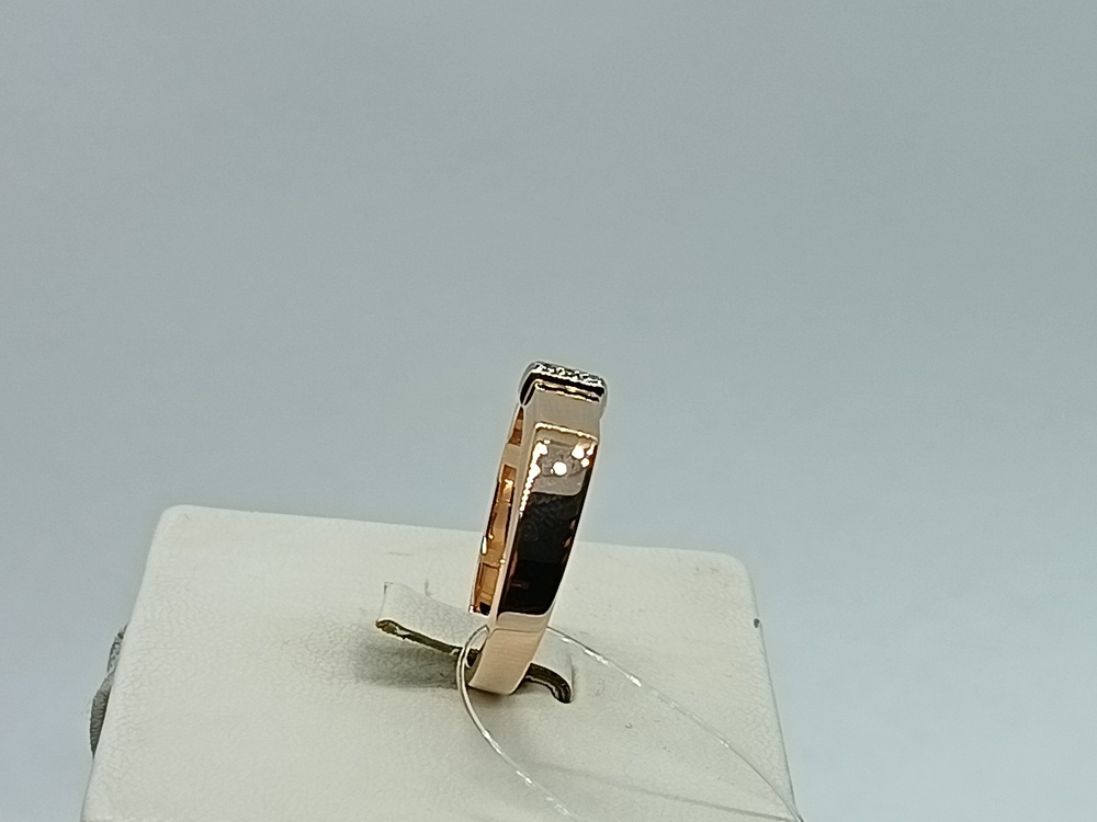 31-0322 КОЛЬЦО ПЕЧАТКА с камнями (Au 585)