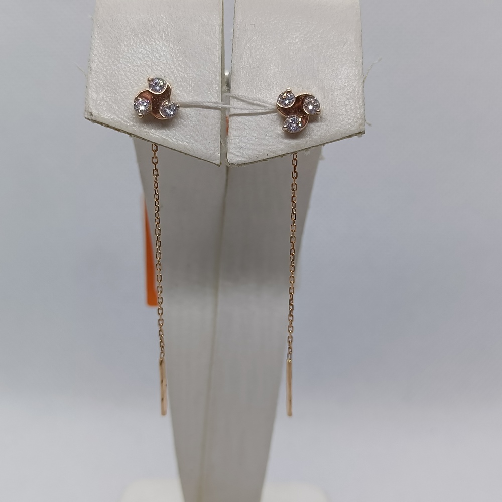 СПРО585 СЕРЬГИ ПРОДЕВКИ (Au 585)