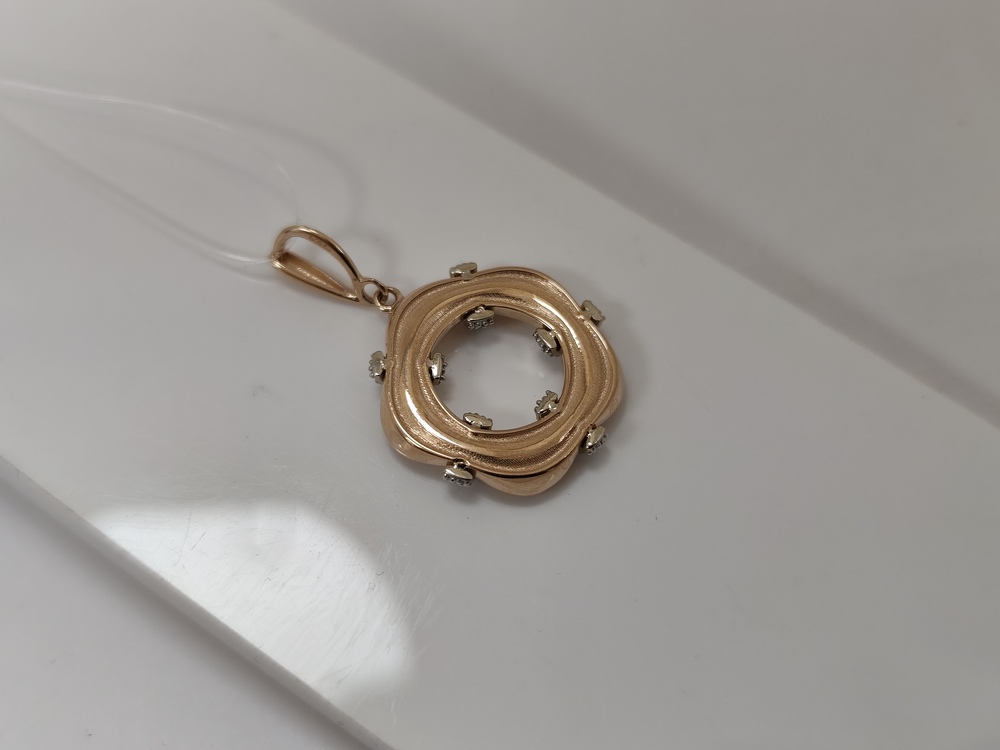 ПОДВЕСКА С КАМНЯМИ (Au 585)