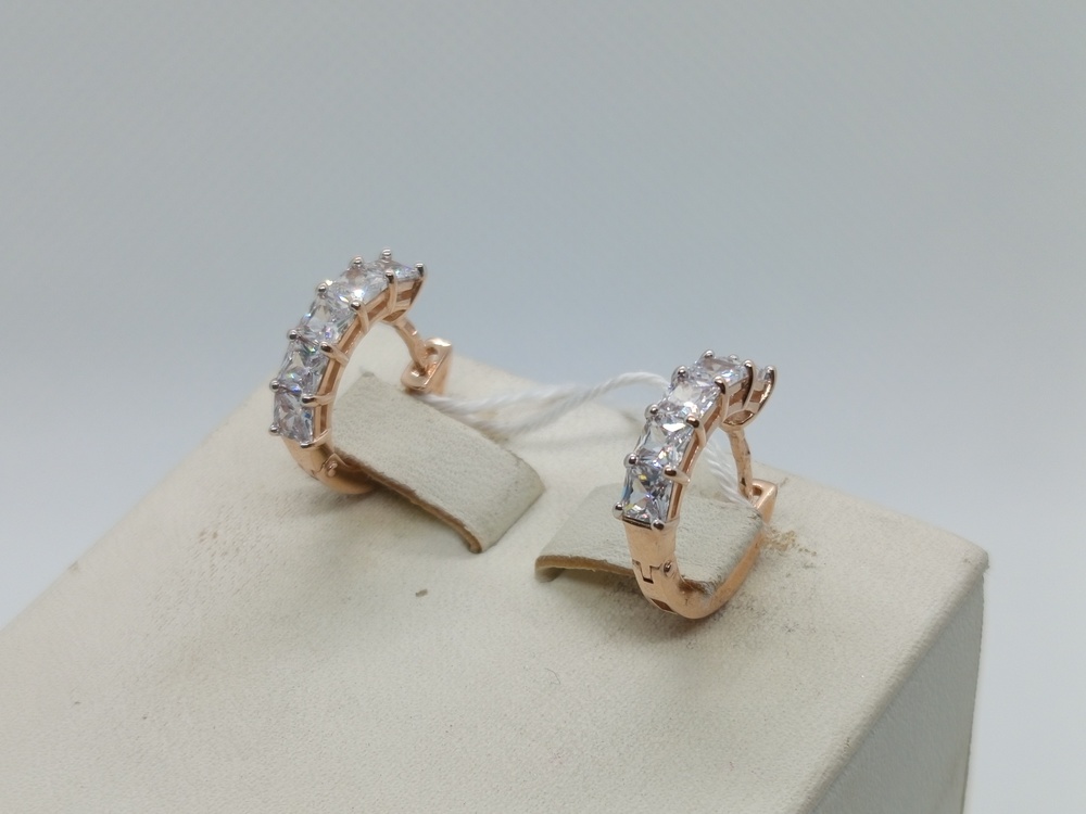 СЕРЬГИ С КАМНЯМИ (Au 585)