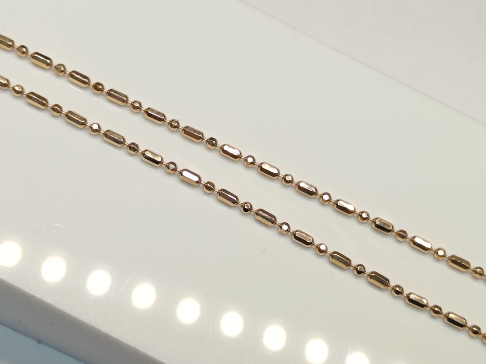 ЦЛПА585 ЦЕПЬ ПОЛНОВЕСНАЯ Перлина (Au 585)