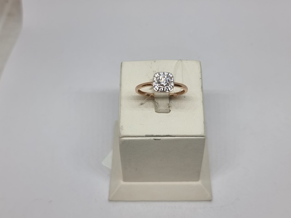 КОЛЬЦО С КАМНЯМИ (Au 585)