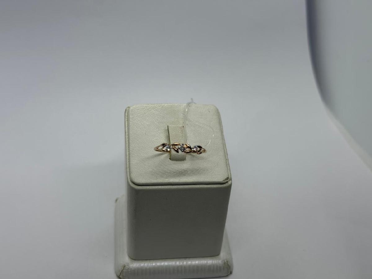 КОЛЬЦО С КАМНЯМИ (Au 585)