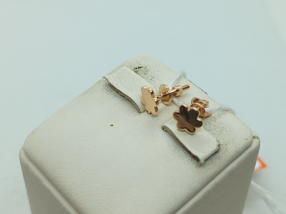 СПУС585 СЕРЬГИ ПУСЕТЫ (Au 585)