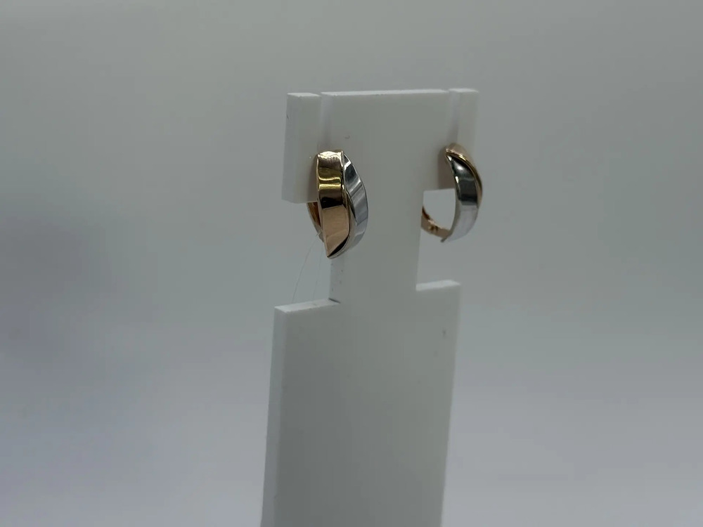 СЕРЬГИ БЕЗ КАМНЯ (Au 585)