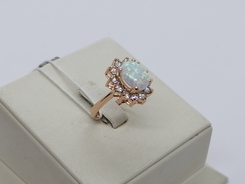 КОЛКМИ585 КОЛЬЦО С КАМНЯМИ (Au 585)