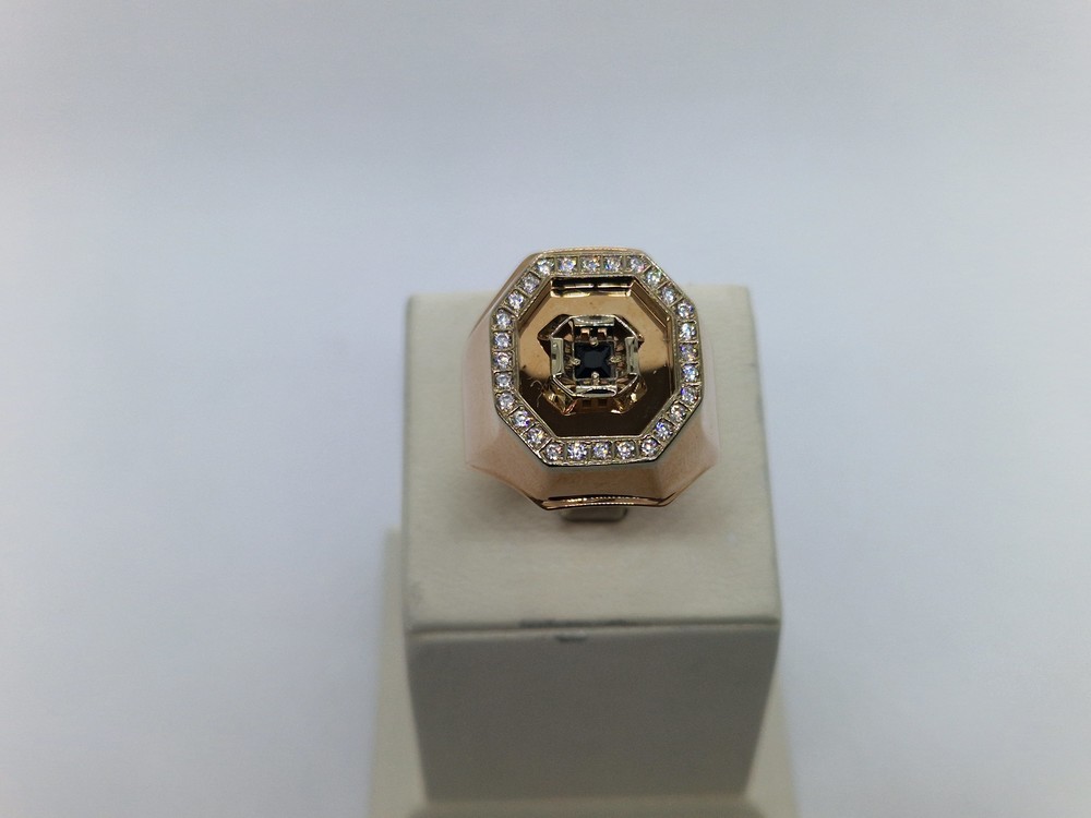 ПЕЧКМИ585 ПЕЧАТКА С КАМНЯМИ (Au 585)