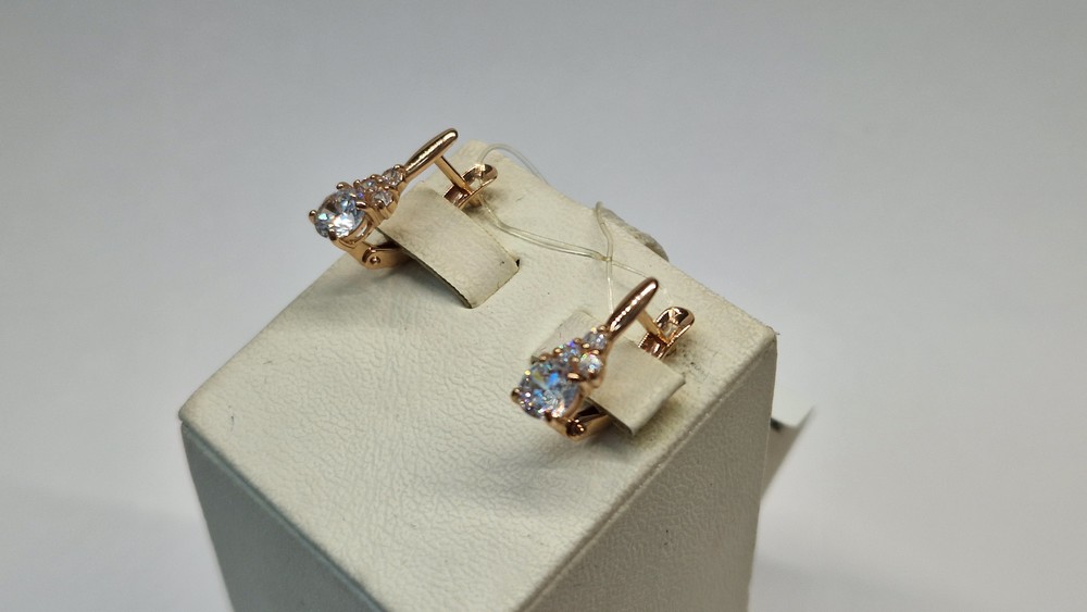 СЕРЬГИ С КАМНЯМИ (Au 585)