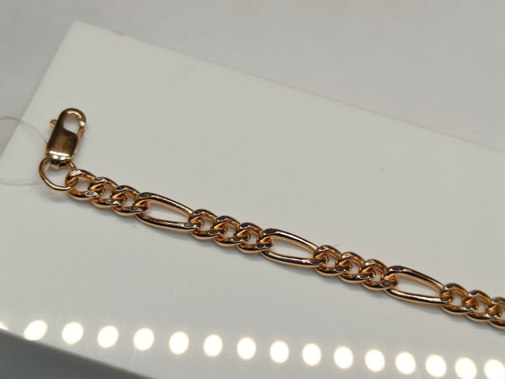 БРАСЛЕТ ПУСТОТЕЛЫЙ Фигаро(картье) (Au 585)