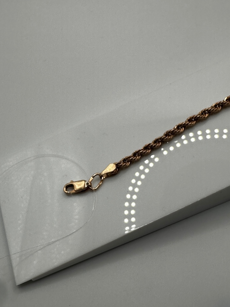 БРАСЛЕТ ПУСТОТЕЛЫЙ Веревка (Au 585)