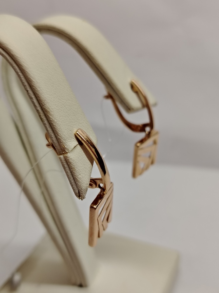 СЕРЬГИ БЕЗ КАМНЯ (Au 585)