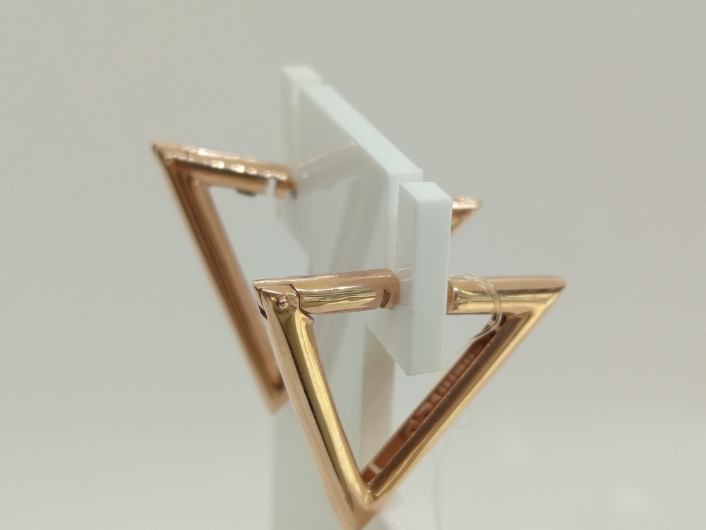 СЕРЬГИ БЕЗ КАМНЯ (Au 585)