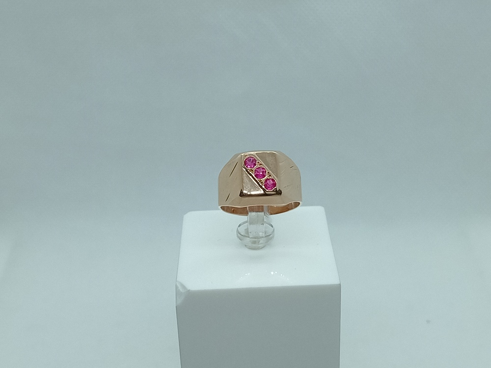 ПЕЧАТКА С КАМНЯМИ (Au 583)