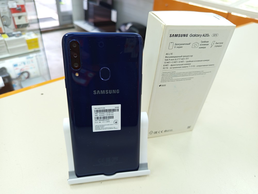 Смартфон Samsung Galaxy A20S 3/32