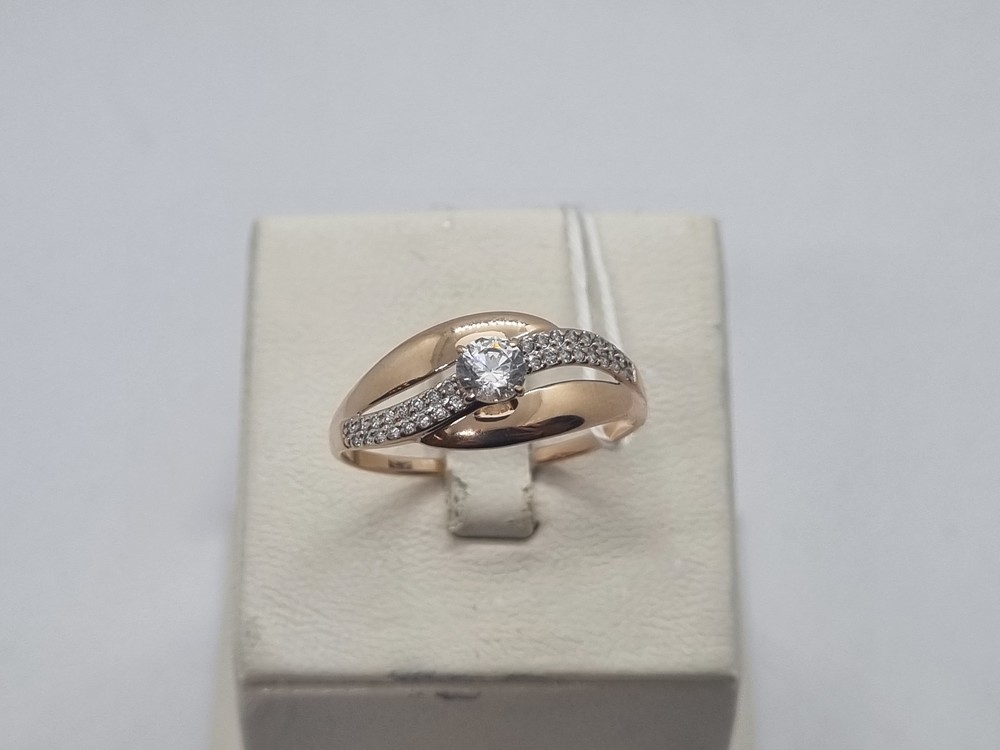КОЛКМИ585 КОЛЬЦО С КАМНЯМИ (Au 585)