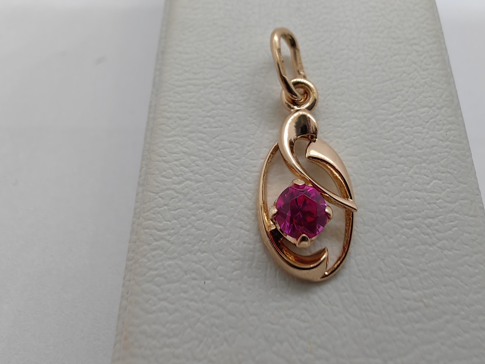 ПОДВЕСКА С КАМНЕМ (Au 583)