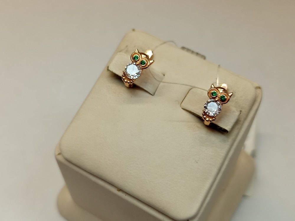 СЕРЬГИ С КАМНЯМИ (Au 585)