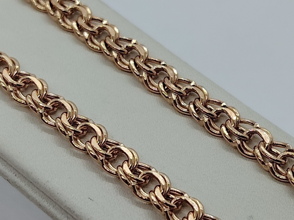 ЦПБС585 ЦЕПЬ ПУСТОТЕЛАЯ Бисмарк (Au 585)