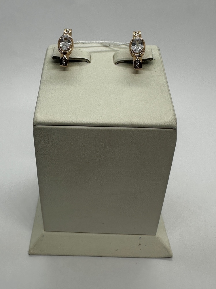 СКМИ585 СЕРЬГИ С КАМНЯМИ (Au 585)