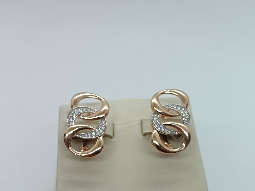 СЕРЬГИ С КАМНЯМИ (Au 585)