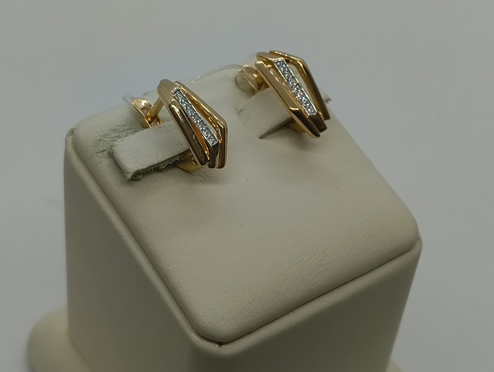 СЕРЬГИ С КАМНЯМИ (Au 585)