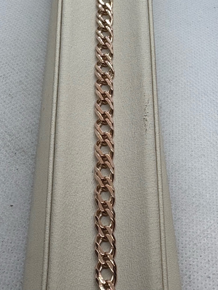 БРАСЛЕТ ПОЛНОВЕСНЫЙ Ромб двойной Au 585