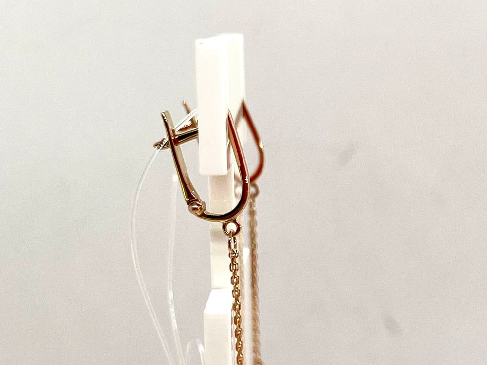 СЕРЬГИ БЕЗ КАМНЯ (Au 585)